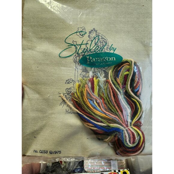 Hummel Cross Stitch Kit No. 0233 "Hummel Peasant Children" 9"x12" Frame Size Vin - Picture 6 of 6